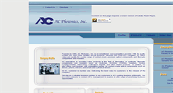 Desktop Screenshot of acphotonics.com